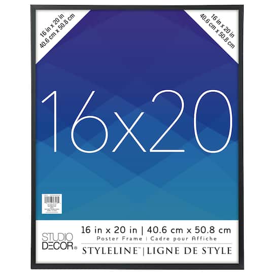 Black Styleline Poster Frame By Studio Decor